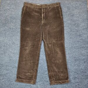 Vintage Brooks Brothers Corduroy Pants Mens 40 x30 Brown Classic Fit Made In USA
